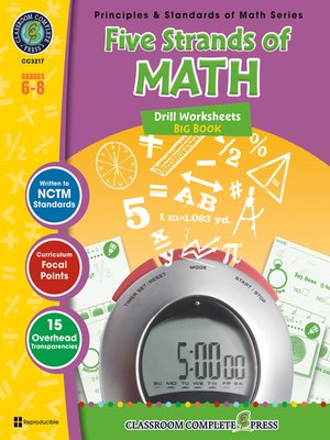 cover image of Five Strands of Math - Drills Big Book